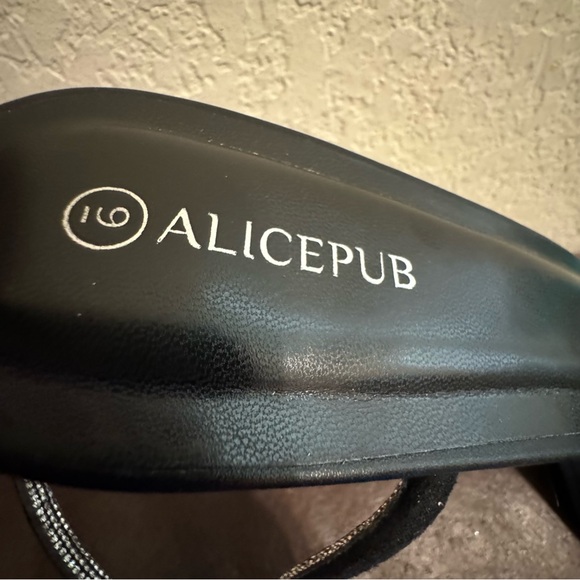 NIB Alicepub Rhinestone Strappy Chunky Heel w/Bow - Picture 12 of 16